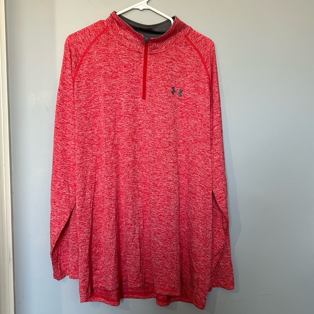 Men’s Under Armour lightweight half zip pullover size 2XL EUC